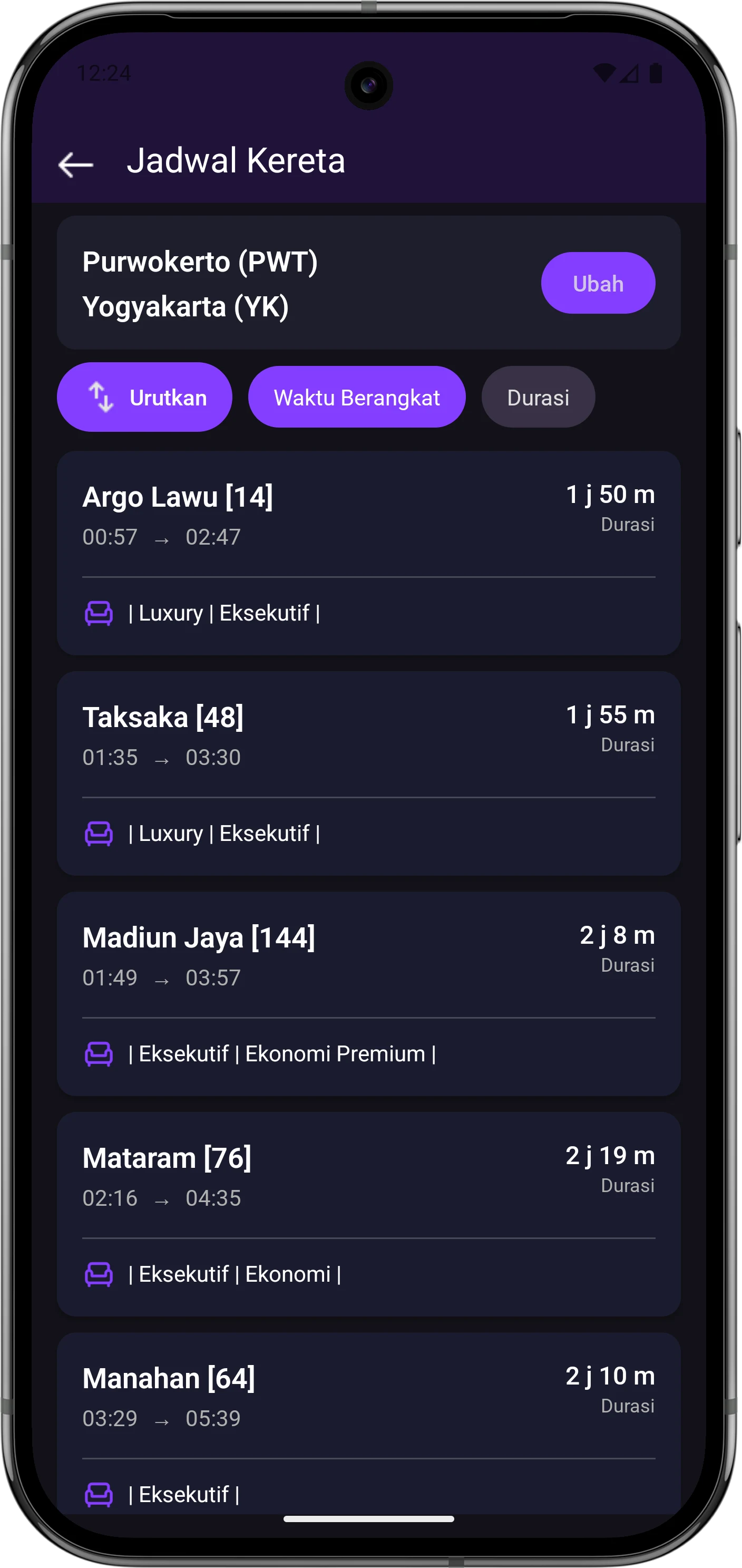 Kereta Kita screenshot