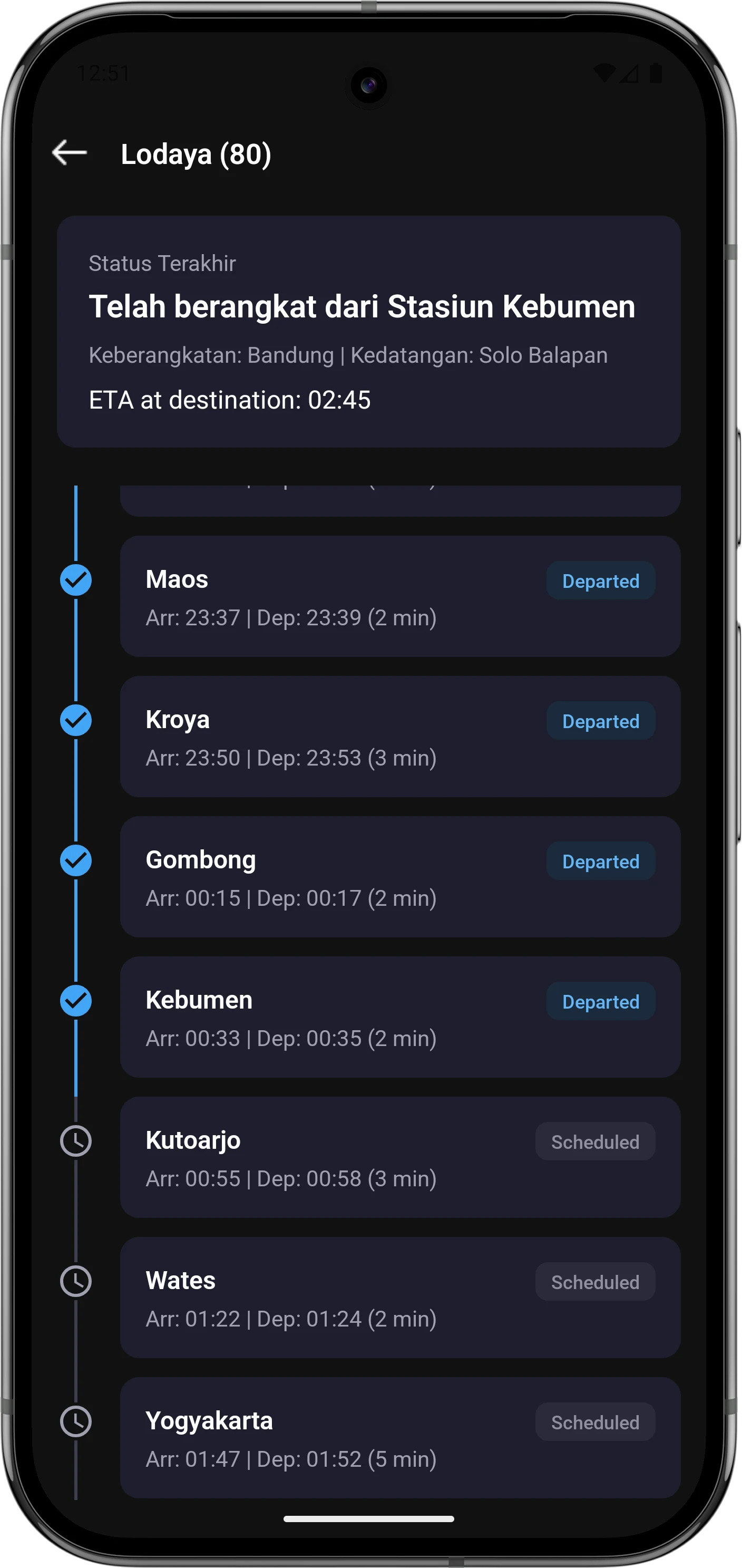 Kereta Kita screenshot