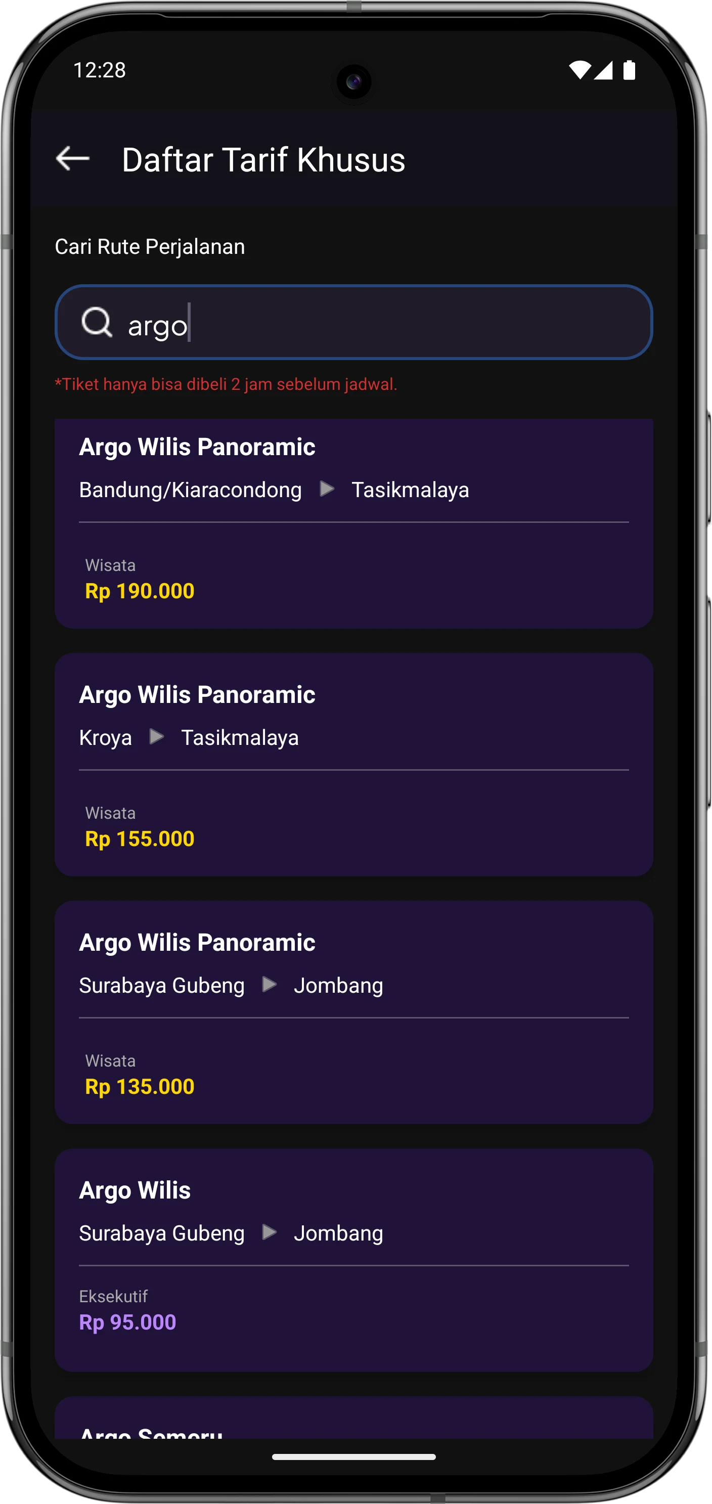 Kereta Kita screenshot