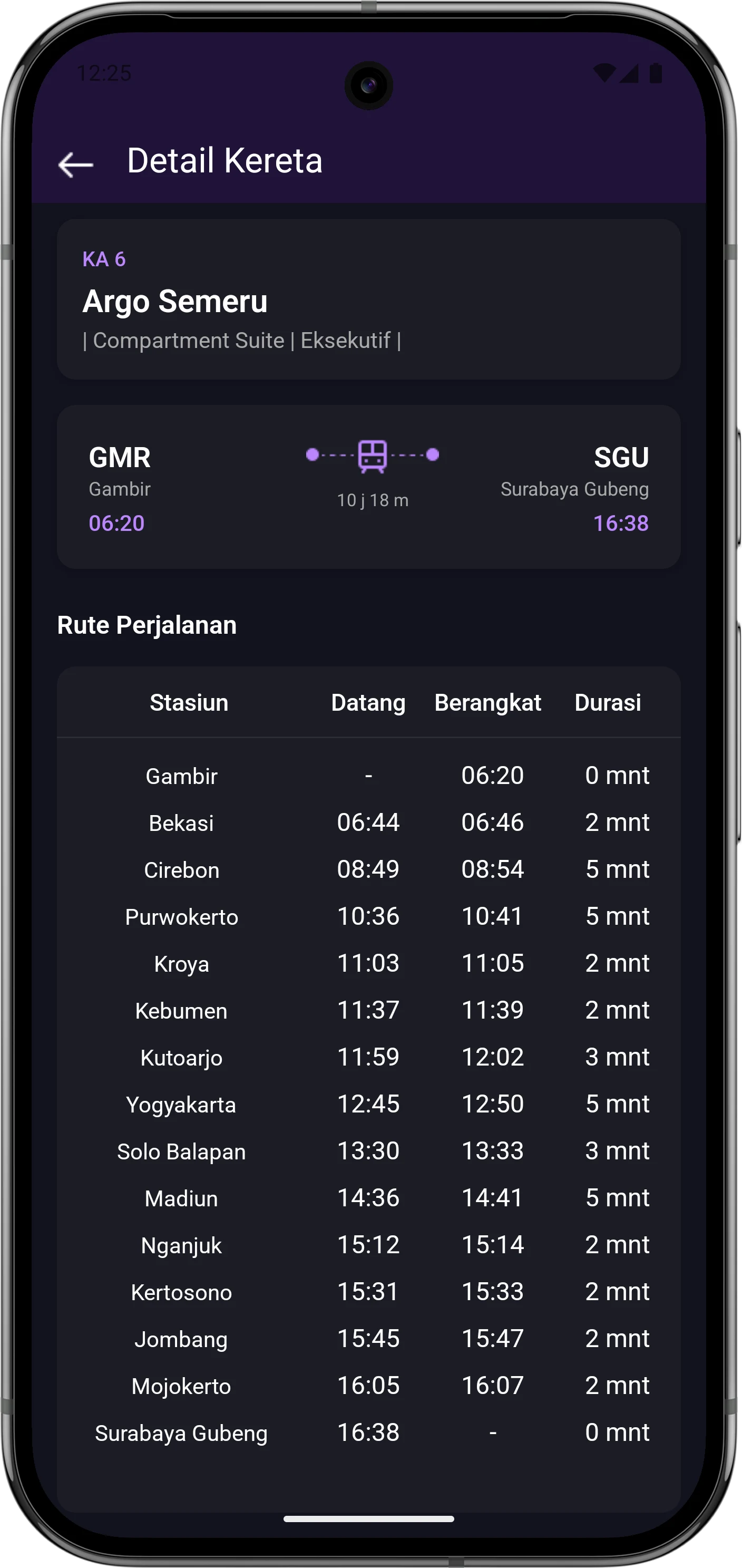 Kereta Kita screenshot